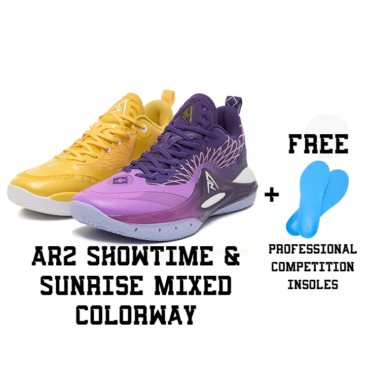 Rigorer AR2 Basketball Sneakers ‘Showtime & Sunrise Mixed Colorway' Set [Z324460101-1011-Z325350571]