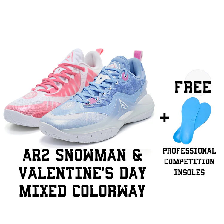 Rigorer AR2 Basketball Sneakers ‘Snowman & Valentine's Day Mixed Colorway' Set [Z324460101-34-Z325350571]
